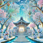「三寒四温の意味を簡単解説！」を象徴する冬から春への移り変わりを表現したアイキャッチ画像（16:9）