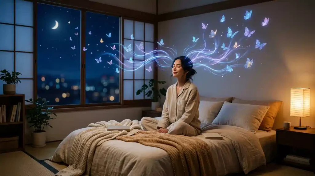 夜になると頭がぐるぐる止まらない理由と、今夜から5分でできる「考え事リセット」感情デトックス5つの方法